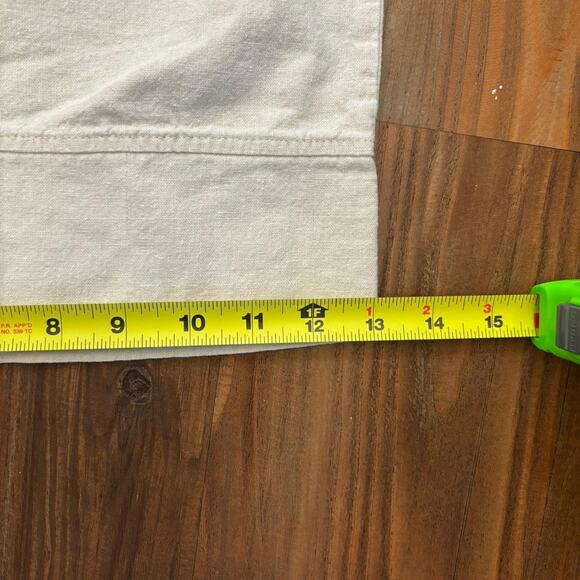 Joie Women’s 100% Linen Pants Size XL Oatmeal Cream Wide Leg Cropped Pull On - Picture 6 of 7